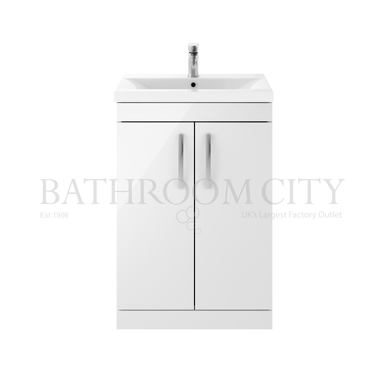 600 Vanity With Basin B White