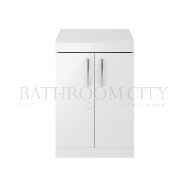 600 Vanity With Worktop White