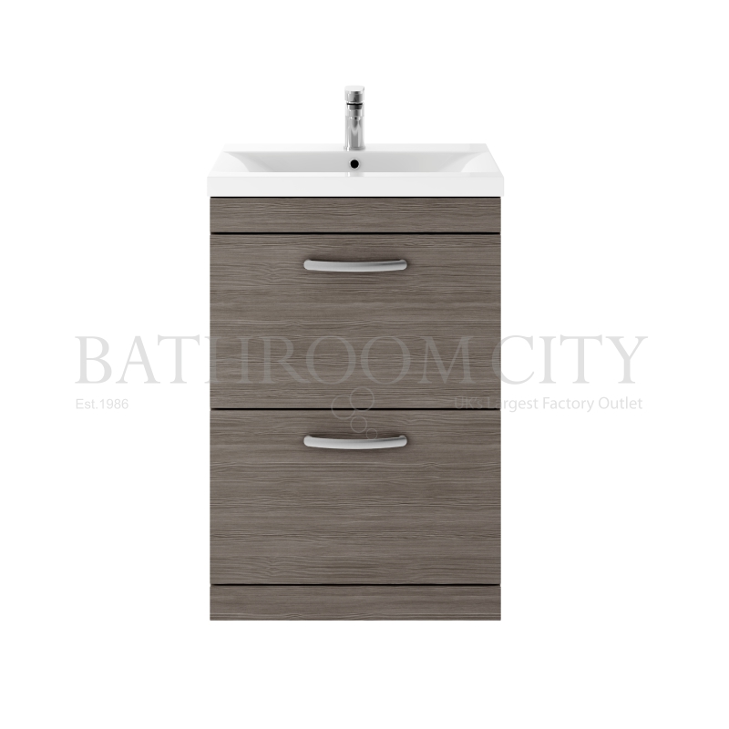 600 Vanity With Basin B Grey Avola