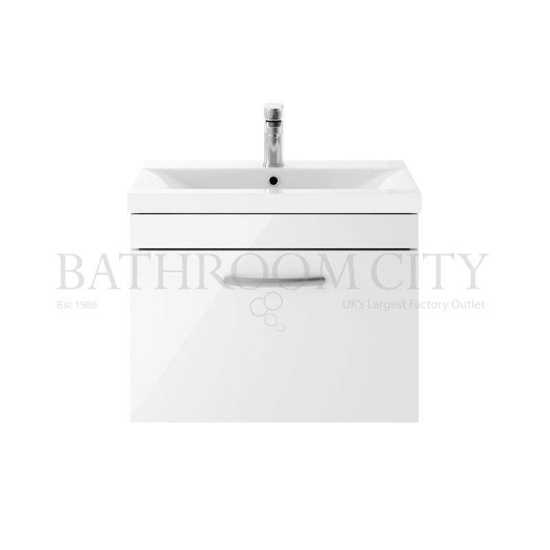 600 Vanity With Basin B White