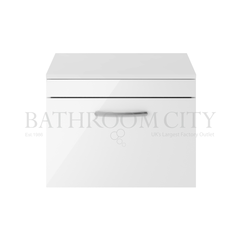 600 Vanity With Worktop White