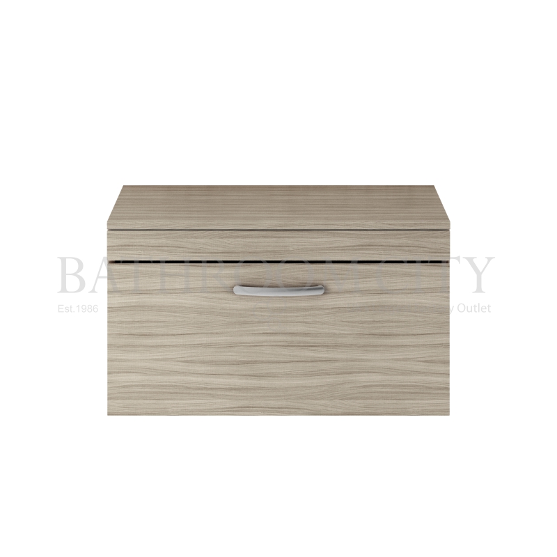 800 Vanity With Worktop Drift wood
