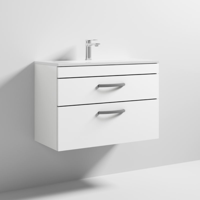 800 Vanity With Basin B White