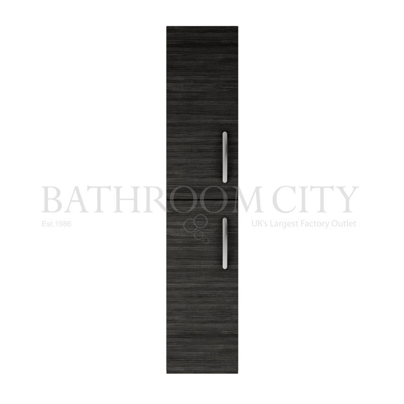Tall Wall Hung Unit 2-Door Hacienda Black