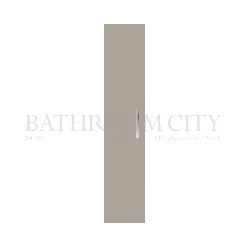 Tall Wall Hung Unit Single Door grey avola