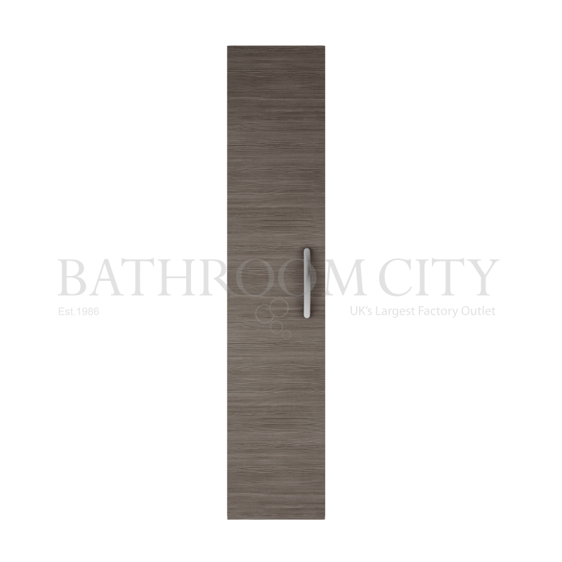 Tall Wall Hung Unit Single Door stone grey