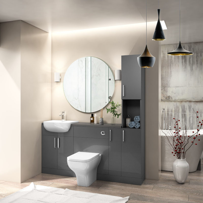 Oliver Fitted Suite: Anthracite