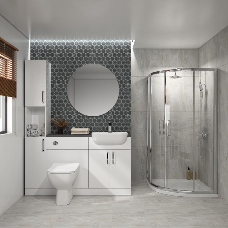Oliver Fitted Suite: White