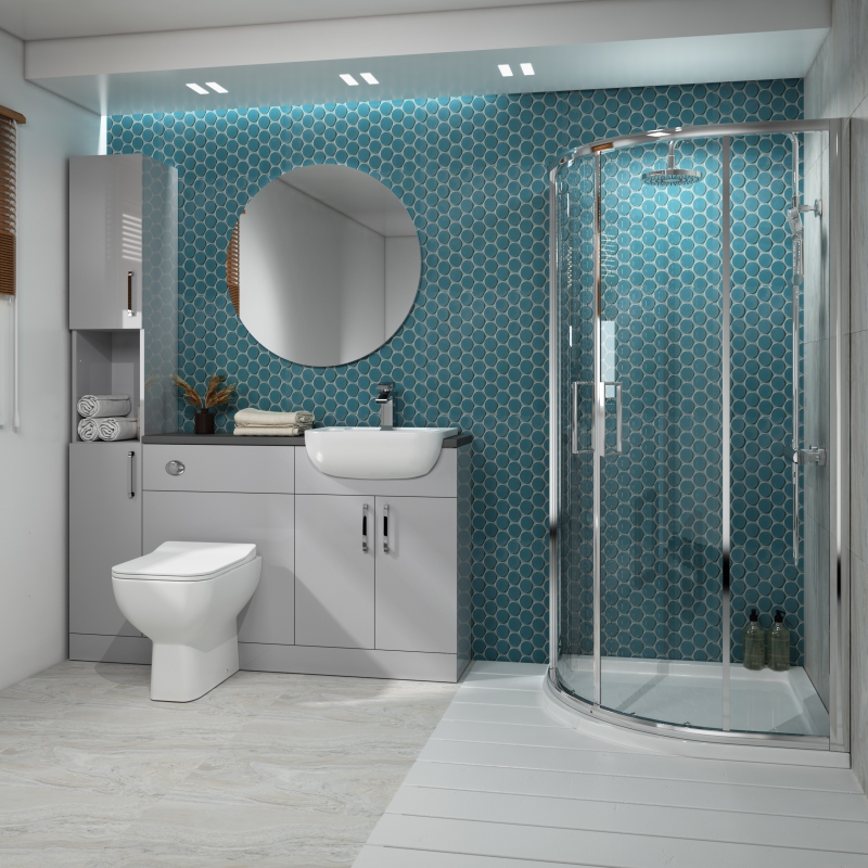 Oliver Fitted Suite: Dove Grey