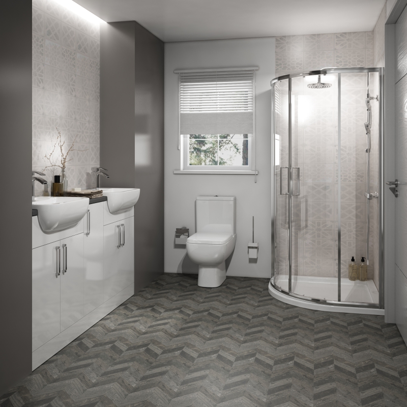 Oliver Fitted Suite: White
