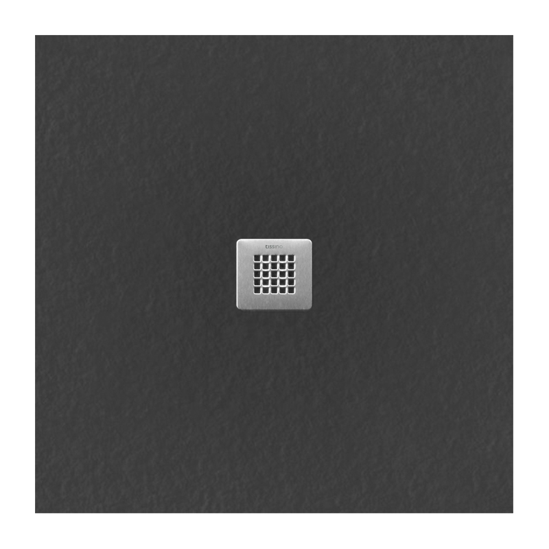 GIORGIO SQUARE SHOWER TRAY 900 BLACK SLATE