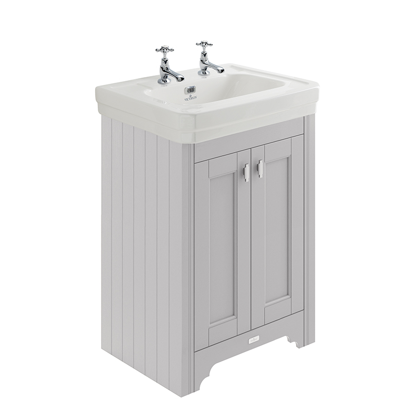 640 Earls Grey Vanity Unit | 2 Taphole Basin