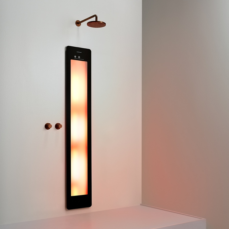 Option image for Sunshower Large One in Black for Built-in Installation