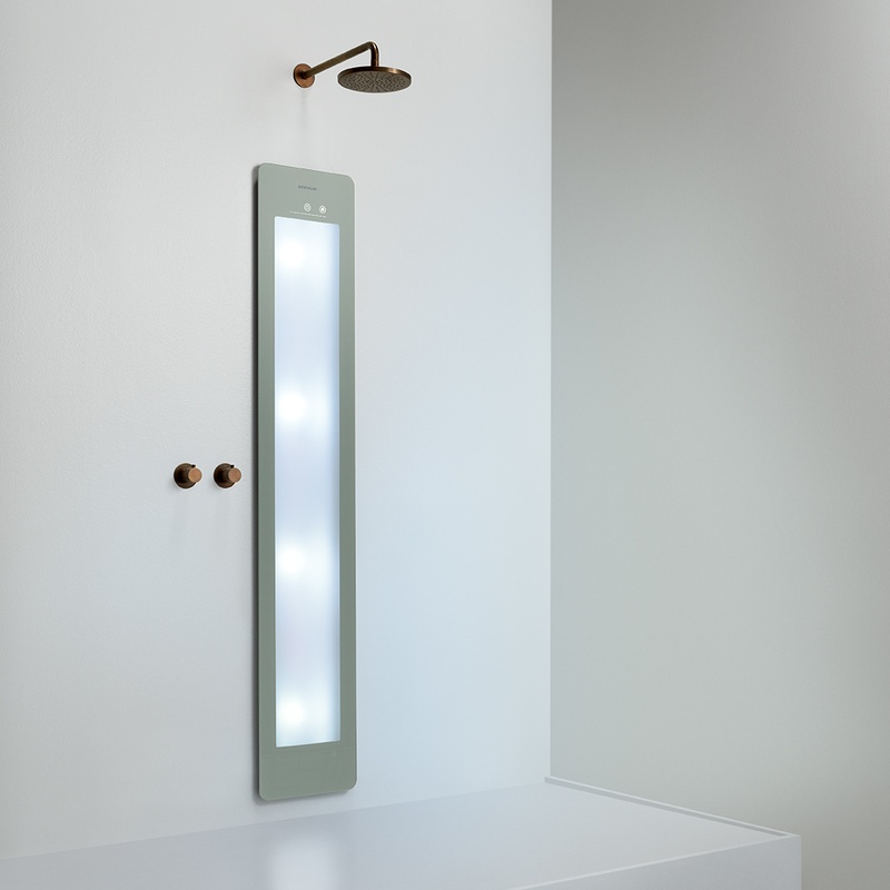 Option image for Sunshower Large Plus in Grey for Built-in Installation