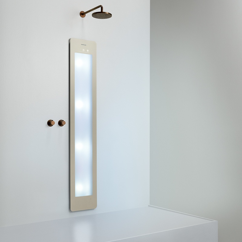 Option image for Sunshower Large Plus in Sand White for Built-in Installation