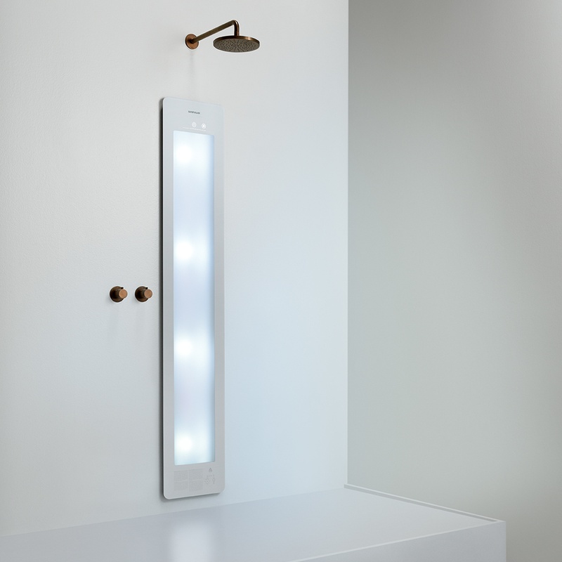 Option image for Sunshower Large Plus in White for Built-in Installation