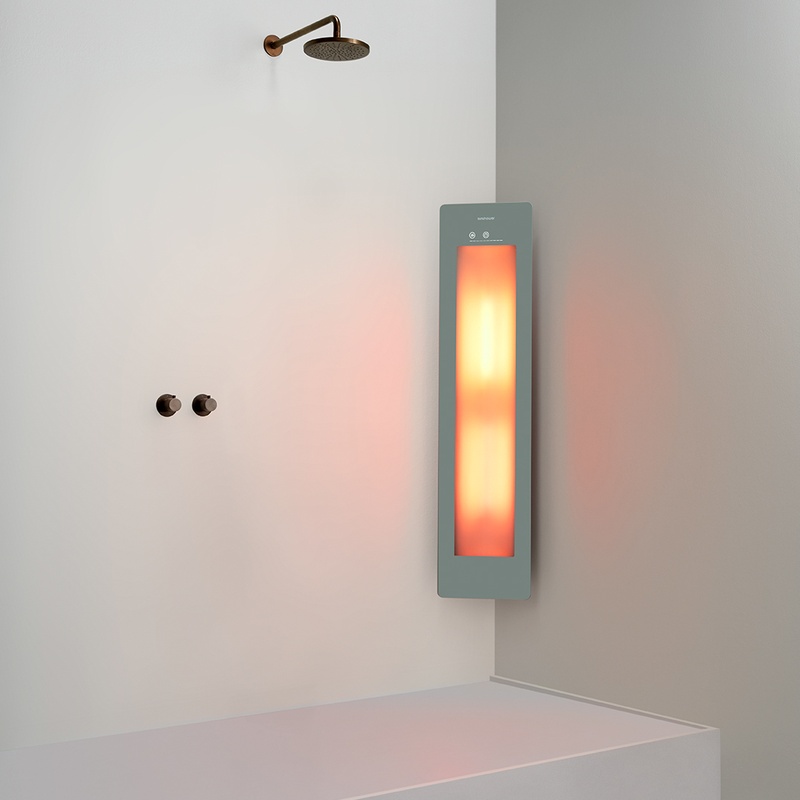 Option image for Sunshower Medium One in Grey for Corner Installation
