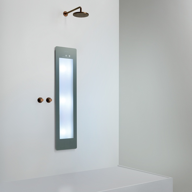 Option image for Sunshower Medium Plus in Grey for Built-in Installation