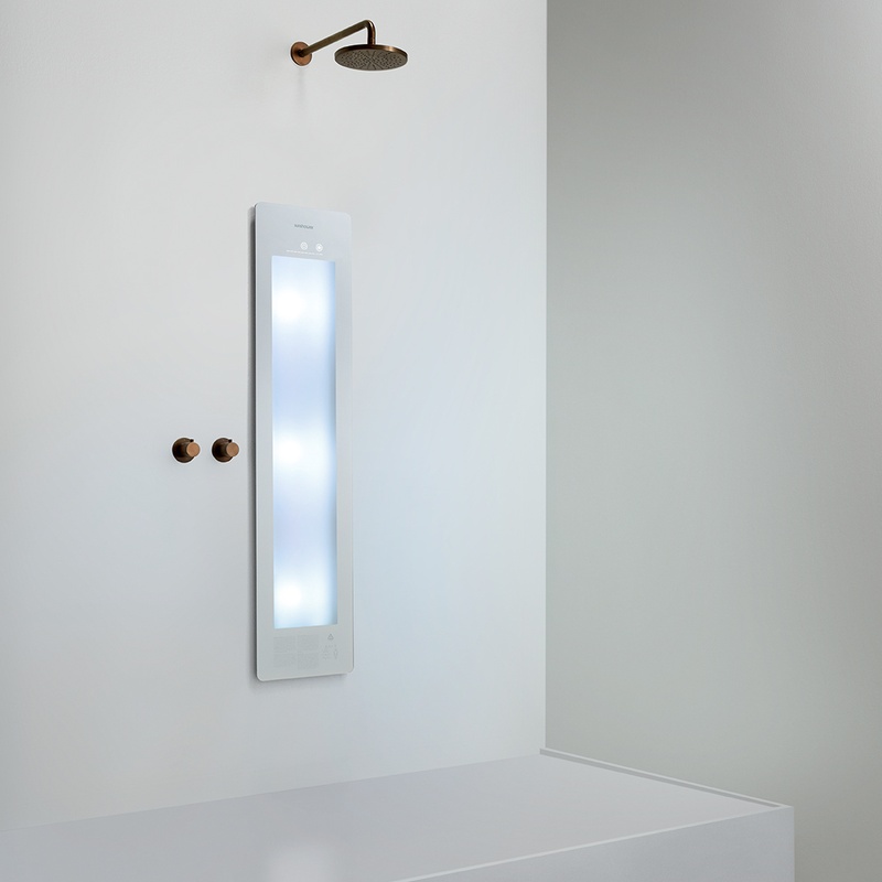 Option image for Sunshower Medium Plus in White for Built-in Installation