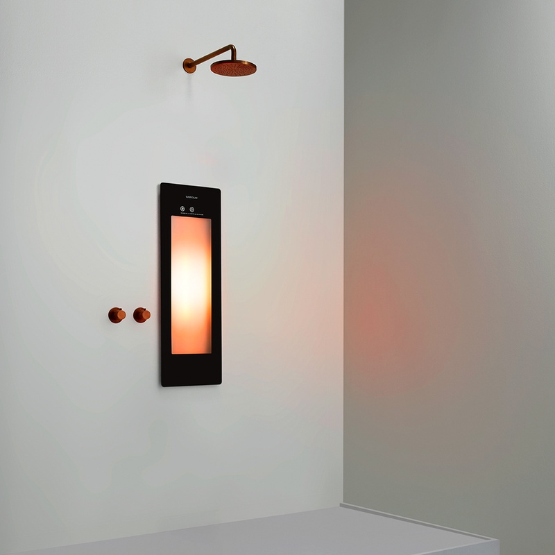 Option image for Sunshower Small One in Black for Built-in Installation