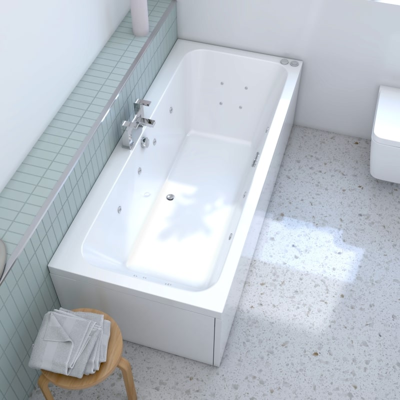 Whirlpool Bath: 16 Jets (Includes 4 Foot Jets & 4 Back Jets)