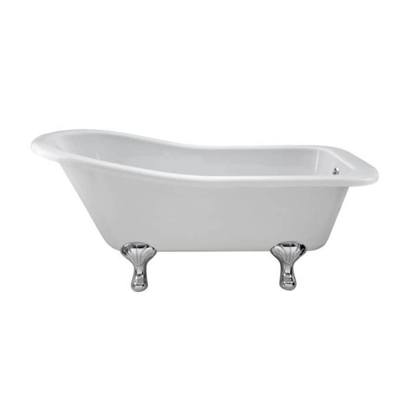 Fordham 1700mm Slipper Bath with Feet set 1 and Overflow