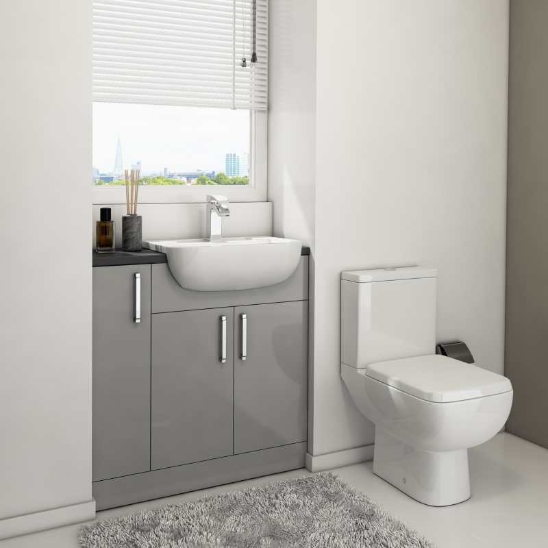 Oliver Fitted Suite: Dove Grey