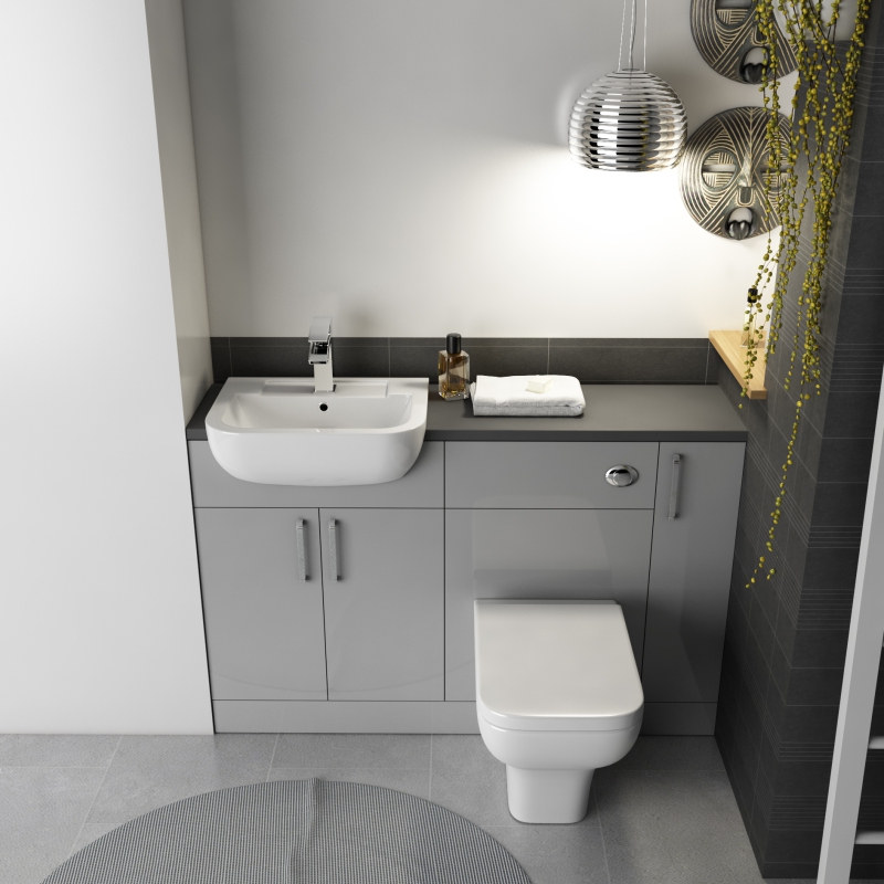 Oliver Fitted Suite: Dove Grey
