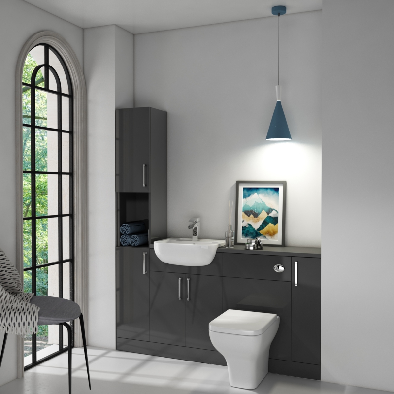 Oliver Fitted Suite: Anthracite