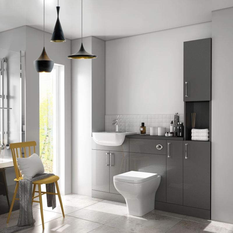 Oliver Fitted Suite: Anthracite