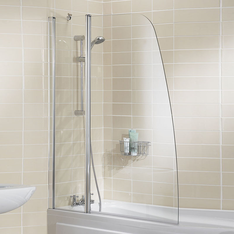 BATHSCREEN SILVER SCULPTED1175