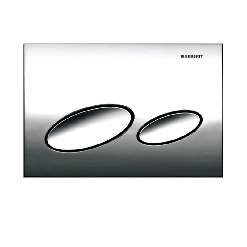 Kappa20 dual flush plate,gloss chrome