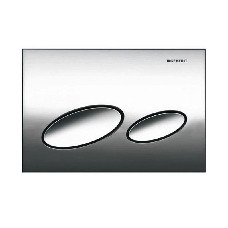 Kappa20 dual flush plate,matt chrome