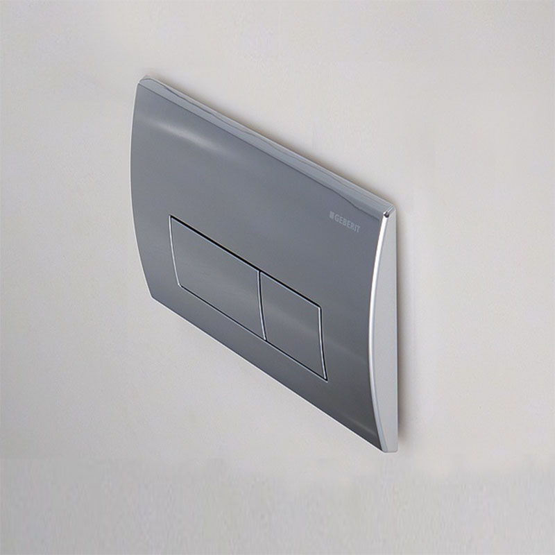 Kappa50 dual flush plate,matt chrome