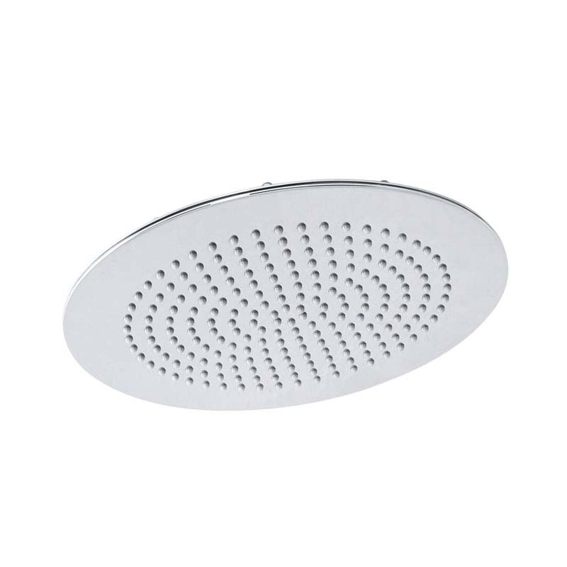 Chrome Slim Round Fixed Shower Head 300mm Diameter