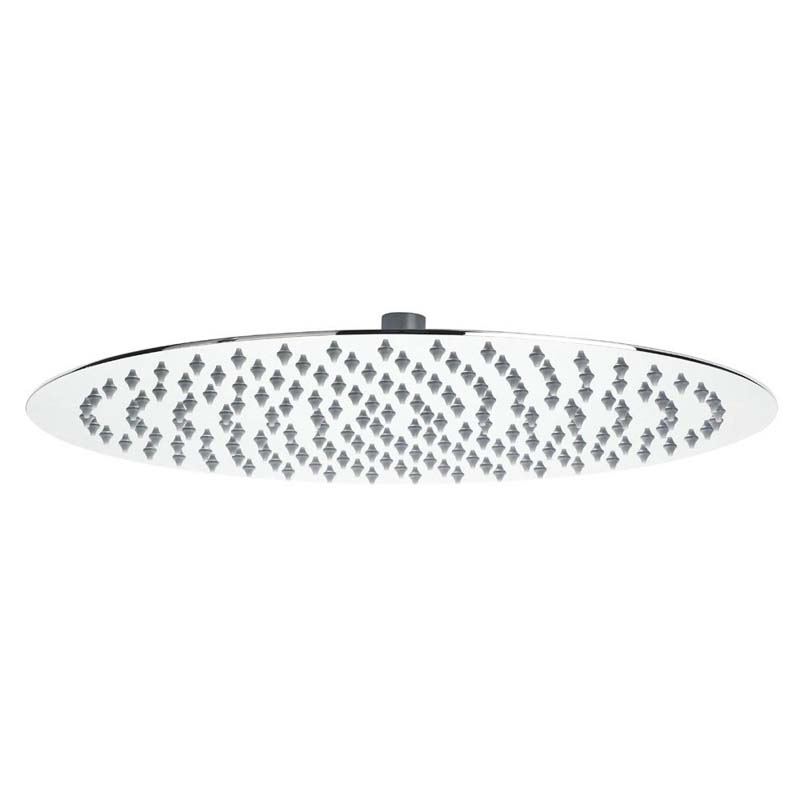 Stainless Steel Slim Round Fixed Shower Head 400mm Diameter
