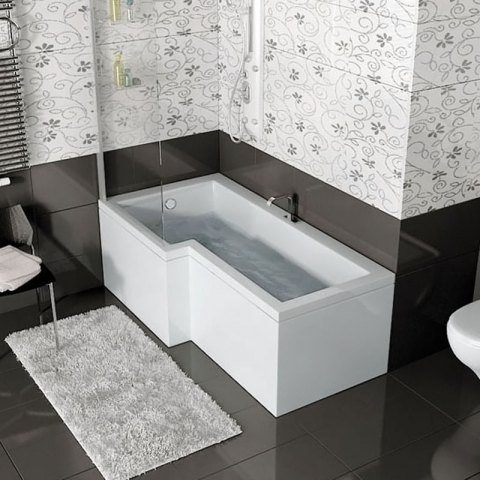 Shower Baths, L Shaped Baths and P Shaped Baths at Bathroom City