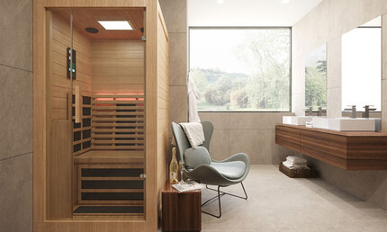 Bathroom Set with Sauna for Home