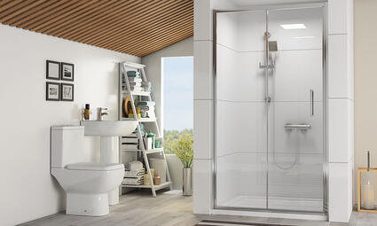 Reduced Height Shower Enclosures For Small Bathroom Spaces