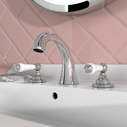 Room scene view of Traditional Bathroom Taps