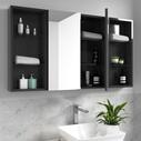 Mirrored Bathroom Cabinet-White