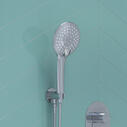 Category Image for Hand Showers with Tweed Round Handset in Chrome