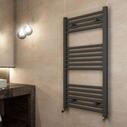 Modern Bathroom Grey Radiator Towel Rail 