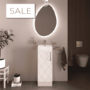 Front view of a Diamond Celeste vanity unit