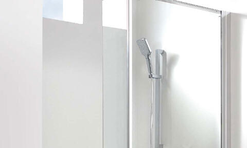 Chrome Shower Handset With Wall Mounted Bracket