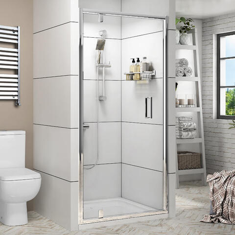 Radiant Reduced Height Modern Shower Enclosure