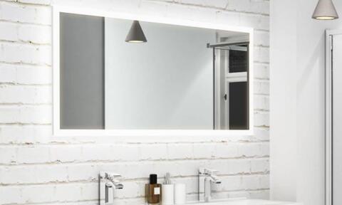Bathroom Mirror with Lights and Demister Pad
