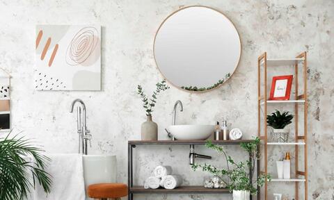 Decorative Bathroom Wallpaper