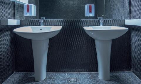 Corner Basins with Pedestal Units