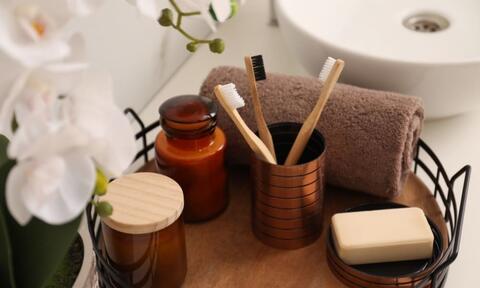 Bathroom Drawers Stuff Stored Neatly in a Tray Organiser